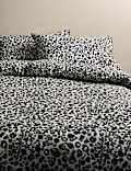 Ropa de cama 100% algodón con estampado de leopardo