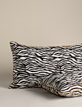 Pure Cotton Sateen Zebra Print Bedding Set