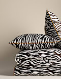 Pure Cotton Sateen Zebra Print Bedding Set