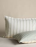 Pure Brushed Cotton Striped Bedding Set
