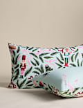 Cotton Blend Reversible Nutcracker Bedding Set