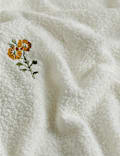 Fleece Embroidered Bedding Set