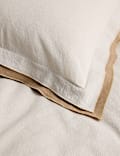 Pure Cotton Crepe Contrast Bedding Set