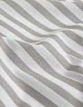 Cotton Blend Simple Stripe Bedding Set