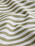 Cotton Blend Simple Stripe Bedding Set