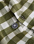 Pure Cotton Gingham Reversible Bedding Set