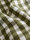 Pure Cotton Gingham Reversible Bedding Set