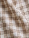 Pure Cotton Gingham Reversible Bedding Set