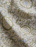Cotton Rich Woodblock Floral Bedding Set