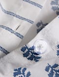 Cotton Blend Mini Leaf Bedding Set