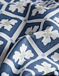 Cotton Blend Geometric Tile Bedding Set