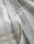 Brushed Cotton Check Reversible Bedding Set