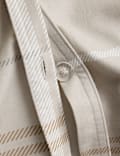 Brushed Cotton Check Bedding Set
