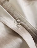 Brushed Cotton Blurred Check Bedding Set