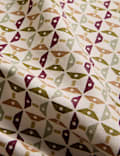 Set Perlengkapan Tidur Katun Murni Brushed Motif Geometris