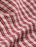 Pure Cotton Yarn Dyed Checked Seersucker Bedding Set