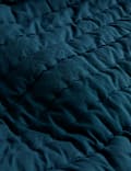 Washed Cotton Quilted Ruffle Bedspread