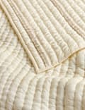 Pure Cotton Yarn Dyed Striped Bedspread