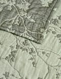 Pure Cotton Floral Jacquard Bedspread