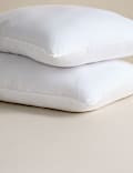2pk Luxury Down Alternative Medium Pillow