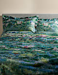 Pure Cotton Monet Waterlilies Bedding Set
