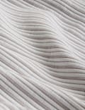Cotton Rich Striped Matelass&eacute; Bedspread