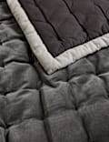 Pure Cotton Velvet Quilted Bedspread