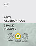 2pk Firm Anti Allergy Plus Pillows