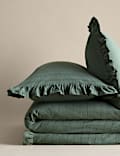 Pure Cotton French Ruffle Embroidery Bedding Set