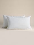 2pk Pure Cotton Quilted Pillow Protectors
