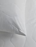 2pk Pure Cotton Quilted Pillow Protectors