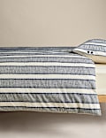 Pure Cotton Tufted Stripe Bedding Set