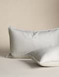 2pk Pure Linen Standard Pillowcases