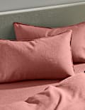 2pk Pure Linen Standard Pillowcases