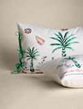 Pure Cotton Boho Paradise Tropical Bedding Set