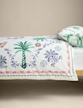 Pure Cotton Boho Paradise Tropical Bedding Set