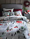 Cotton Blend North Pole Bedding Set
