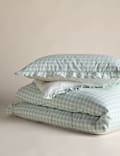 Pure Cotton Gingham Bedding Set
