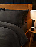 2pk Teddy Fleece Pillowcases