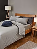 2pk Pure Brushed Cotton Pillowcases