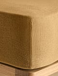 Pure Cotton Muslin Deep Fitted Sheet