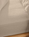 Pure Cotton Muslin Deep Fitted Sheet