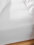 Pure Cotton Muslin Deep Fitted Sheet