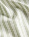 Cotton Blend Striped Bedding Set