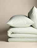 Set Perlengkapan Tidur Motif Garis Campuran Katun