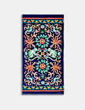 Pure Cotton Monkey Print Beach Towel