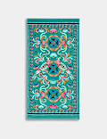 Pure Cotton Parrot Print Beach Towel