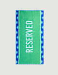 Pure Cotton Reserved Slogan Beach Towel