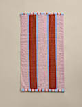 Pure Cotton Reversible Striped Towel