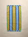 Pure Cotton Striped Reversible Towel